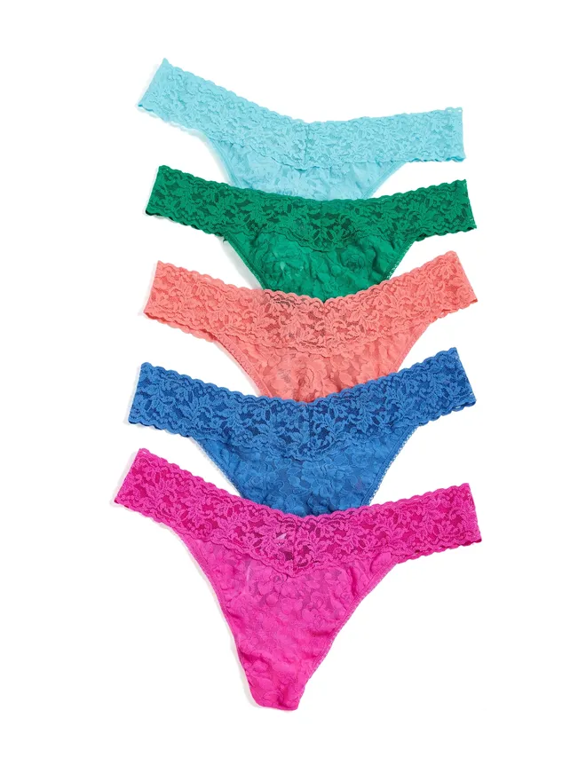 Hanky Panky Hanky Panky Signature Lace Original Rise 5枚セット タンガパンティの商品画像