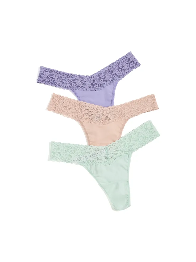 Hanky Panky Hanky Panky コットン オリジナル ライズ Tバック 3枚組の商品画像