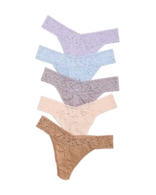 Hanky Panky Signature Lace Original Rise タンガパンティ 5枚セット - サムネイル1