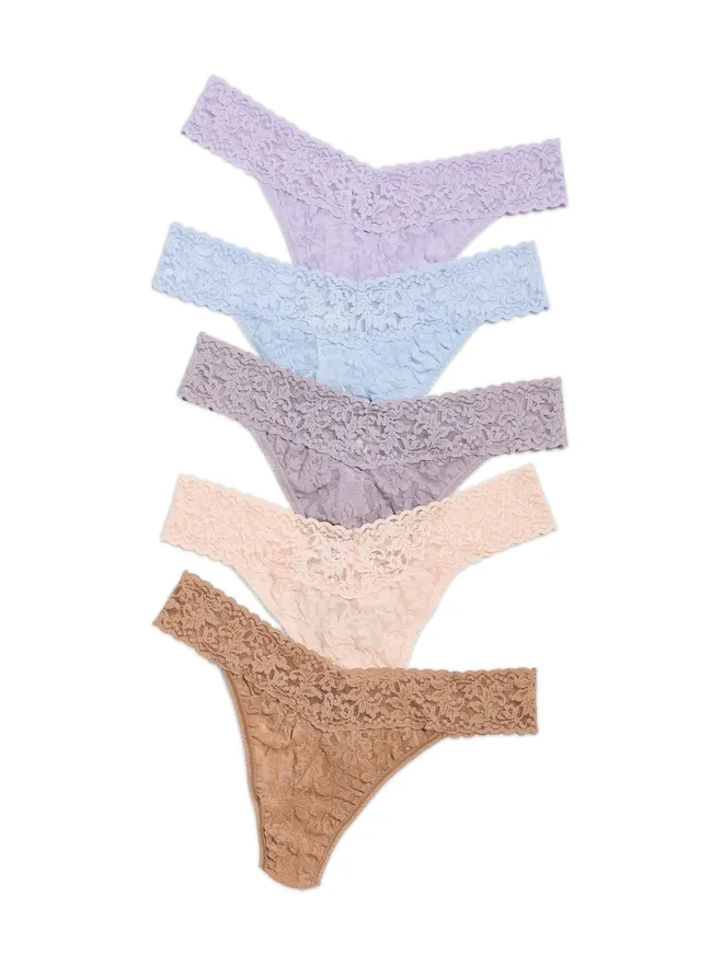 Hanky Panky Hanky Panky Signature Lace Original Rise タンガパンティ 5枚セットの商品画像