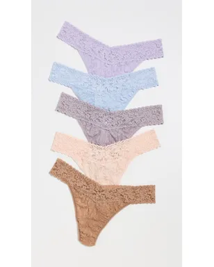 Hanky Panky Signature Lace Original Rise タンガパンティ 5枚セット - サムネイル2