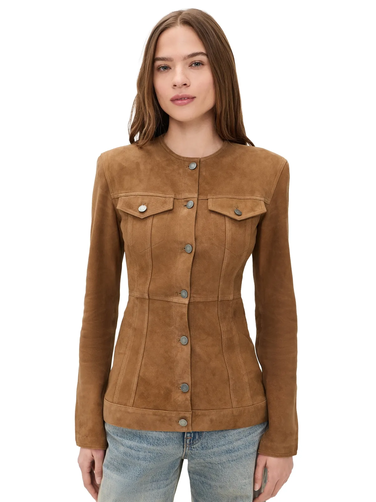 HAIKURE Temple Suede Jacket - 画像1