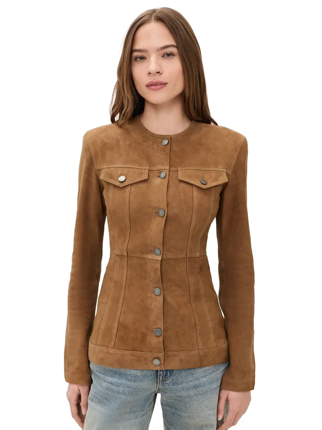 HAIKURE HAIKURE Temple Suede Jacketの商品画像