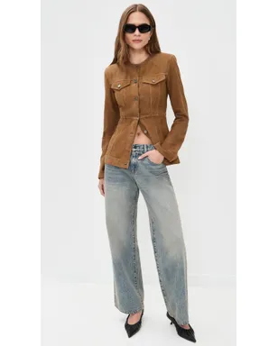 HAIKURE Temple Suede Jacket - サムネイル5