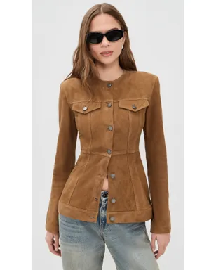 HAIKURE Temple Suede Jacket - サムネイル2