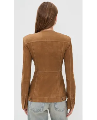 HAIKURE Temple Suede Jacket - サムネイル3