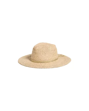 Hat Attack ラフィア編み コンチネンタルハット Natural/Gold - サムネイル1