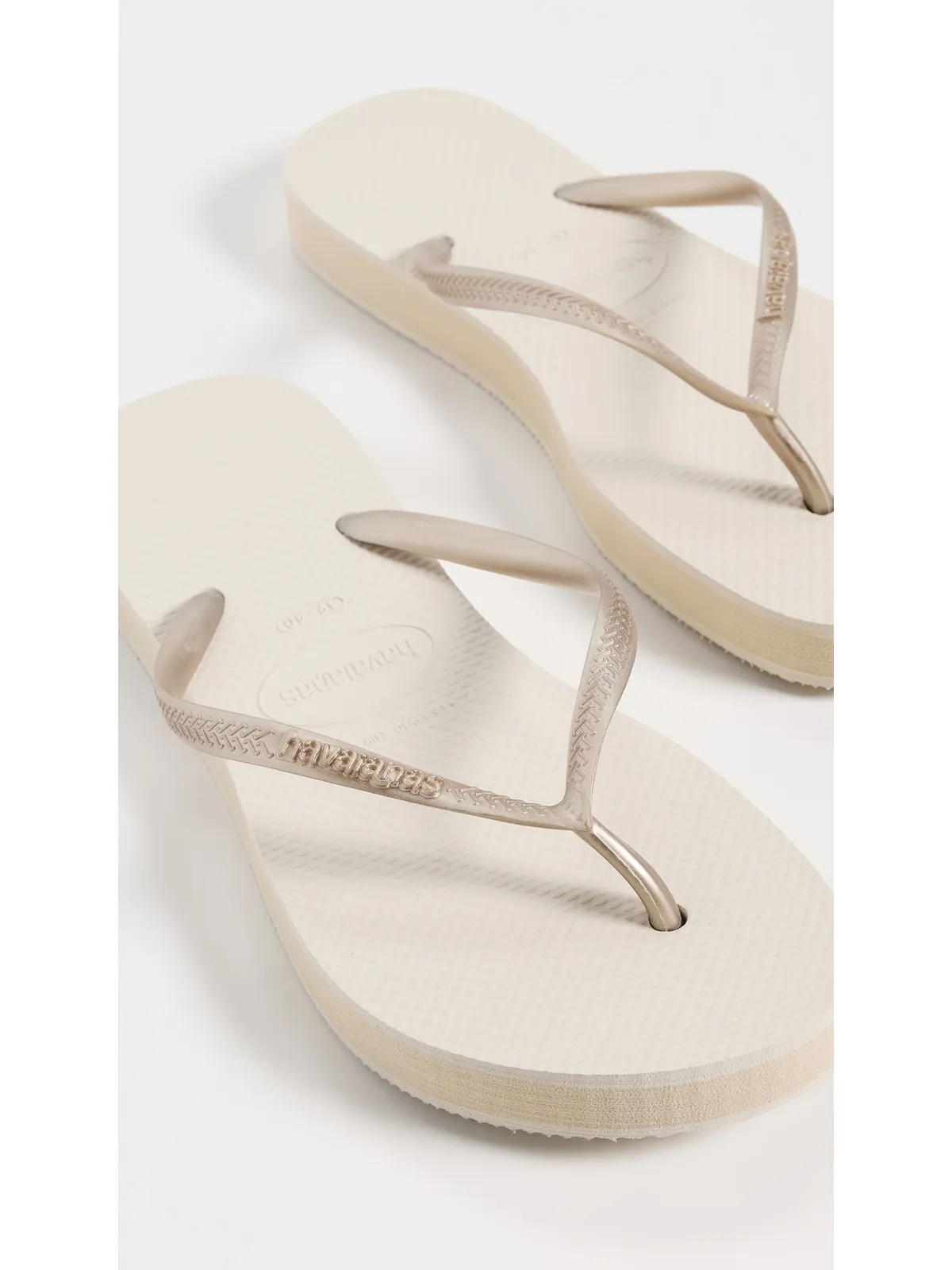 Havaianas スリムフラットフォーム サンダル ベージュ - 画像6