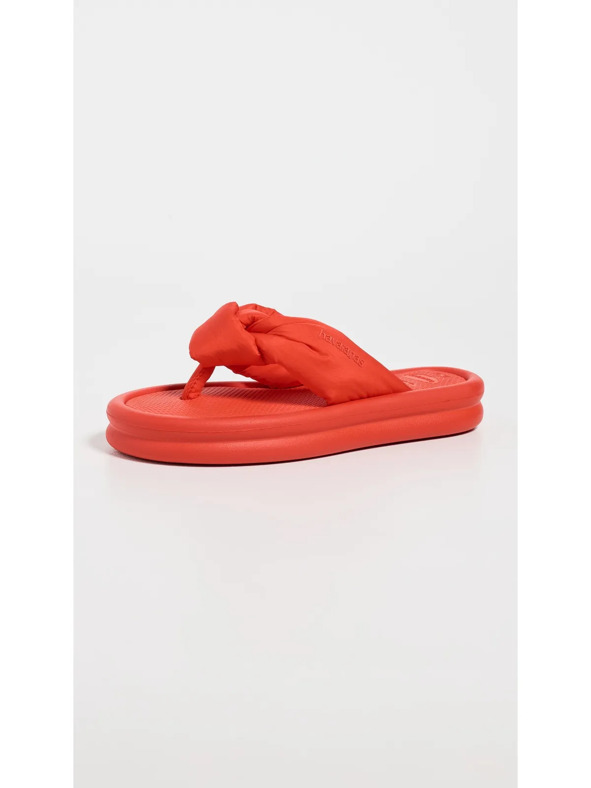 Havaianas デヴィル ウェアーズ プラダ オーバー パフド サンダル レッド - 画像2