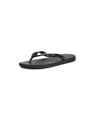 Havaianas トップ ロゴ サンダル ブラック/ブラック - サムネイル1