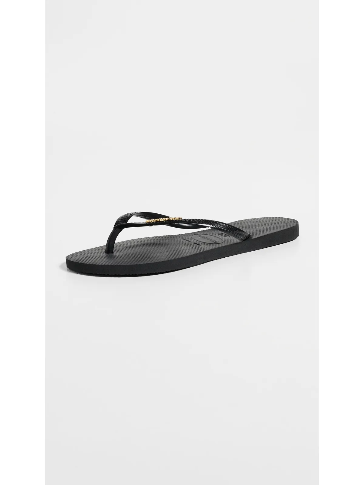 Havaianas スリム メタリック ロゴ サンダル - 画像5
