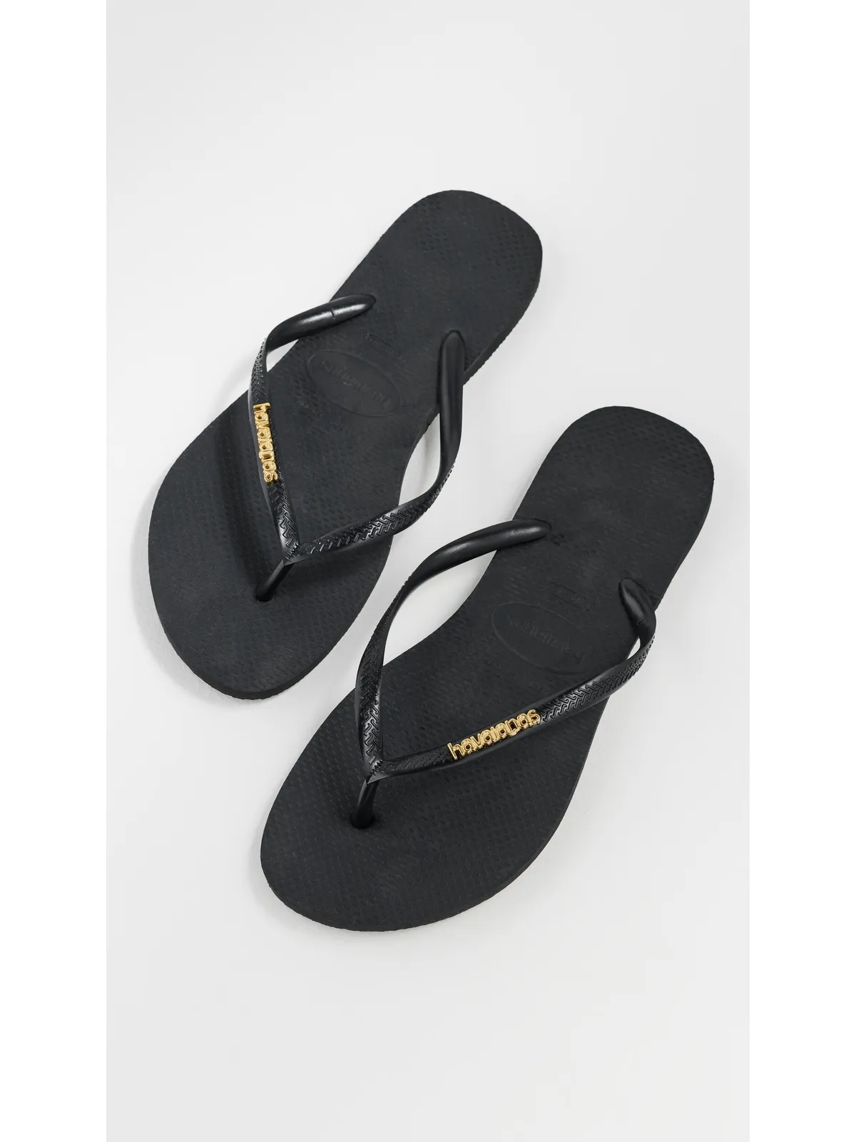 Havaianas スリム メタリック ロゴ サンダル - 画像2