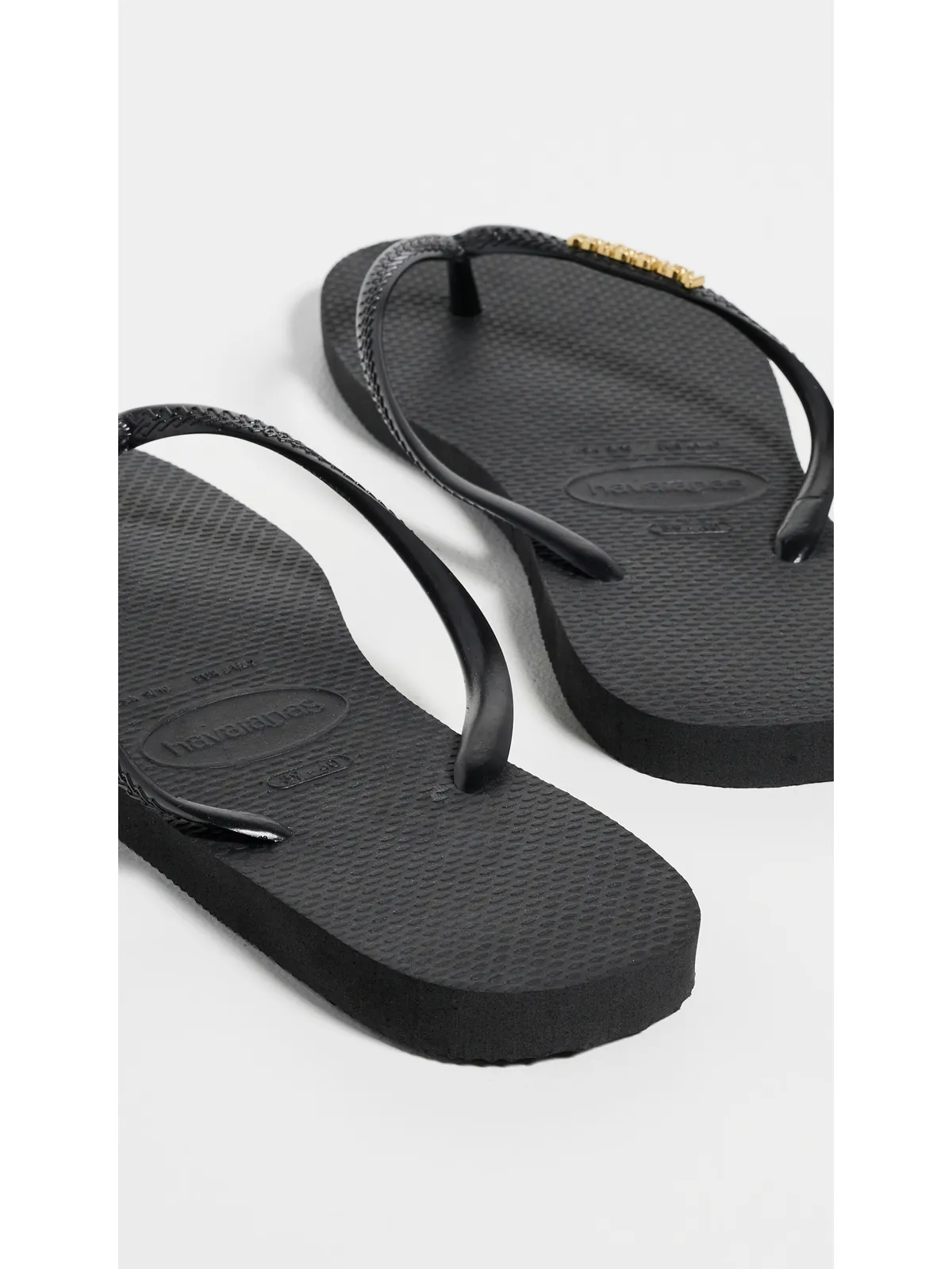 Havaianas スリム メタリック ロゴ サンダル - 画像4