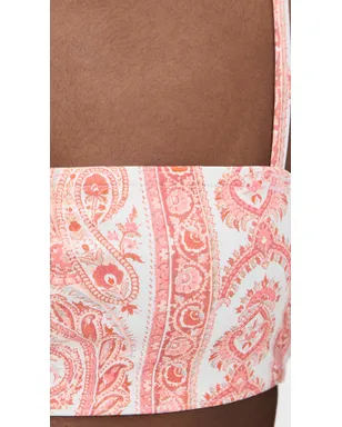 Hill House Home ジュノ ビキニセット Corsica Paisley Coral - サムネイル6