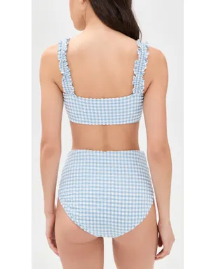 Hill House Home テーガン ビキニセット ブルーギンガム - サムネイル3