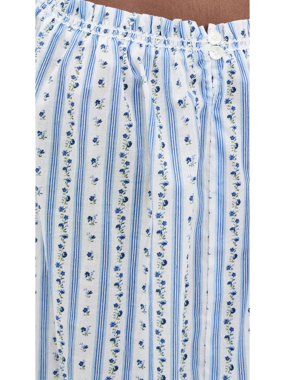 Hill House Home The Therese Nightgown Petal Stripe Blue - 画像6