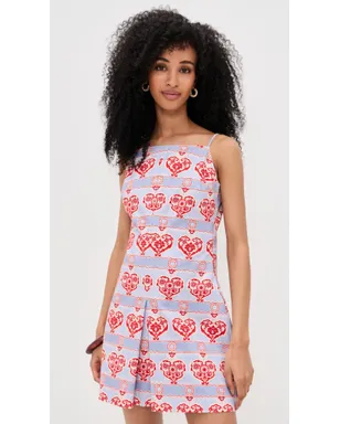 Hill House Home The Fae Dress Poppy Damask Stripe - サムネイル2