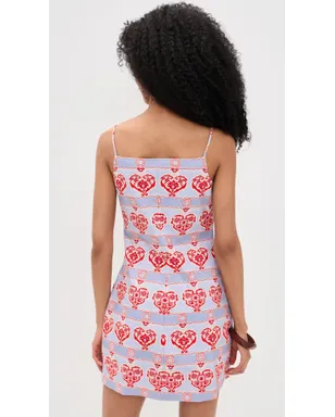 Hill House Home The Fae Dress Poppy Damask Stripe - サムネイル3