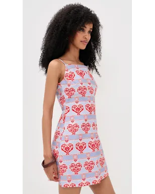 Hill House Home The Fae Dress Poppy Damask Stripe - サムネイル4