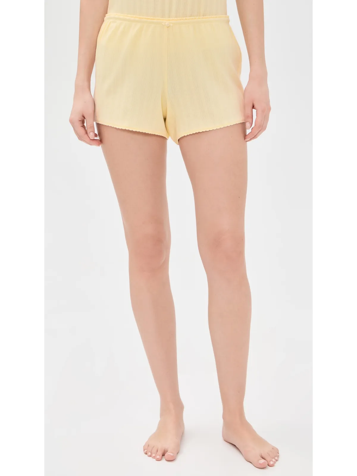 Hill House Home The Coco Pointelle Pajama Set Butter Yellow - 画像5