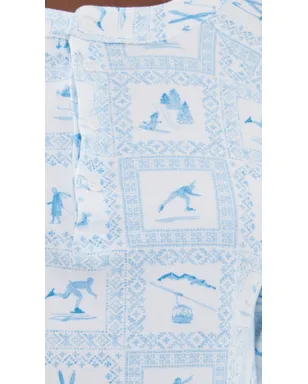 Hill House Home オリビア パンツ パジャマセット ブルー・スキー柄 Toile - サムネイル6