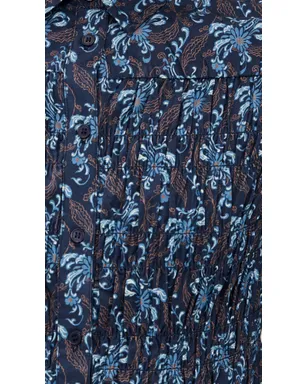 Hill House Home ミラ ドレス Cala Paisley/Navy - サムネイル6