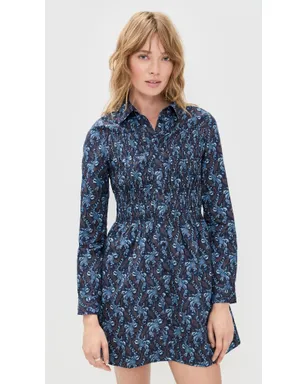 Hill House Home ミラ ドレス Cala Paisley/Navy - サムネイル2