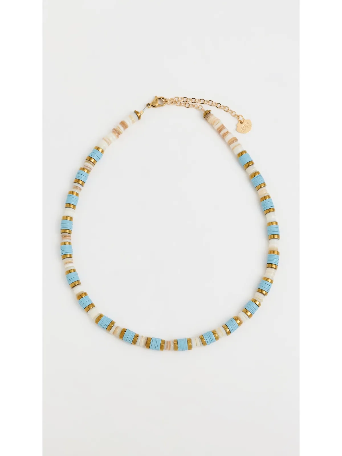 Hijas de Puka Lux Olas Turquoise ネックレス クリーム＆ターコイズ - 画像2