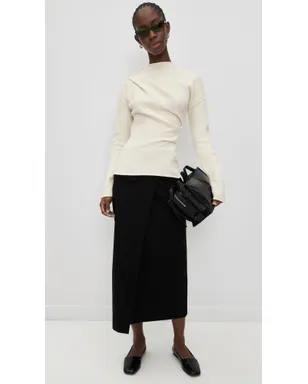 Helmut Lang スラウチー クルー プラッシュ セーター - サムネイル5