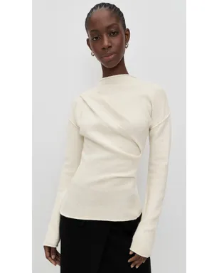 Helmut Lang スラウチー クルー プラッシュ セーター - サムネイル2