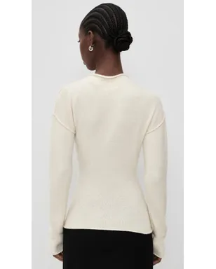 Helmut Lang スラウチー クルー プラッシュ セーター - サムネイル3