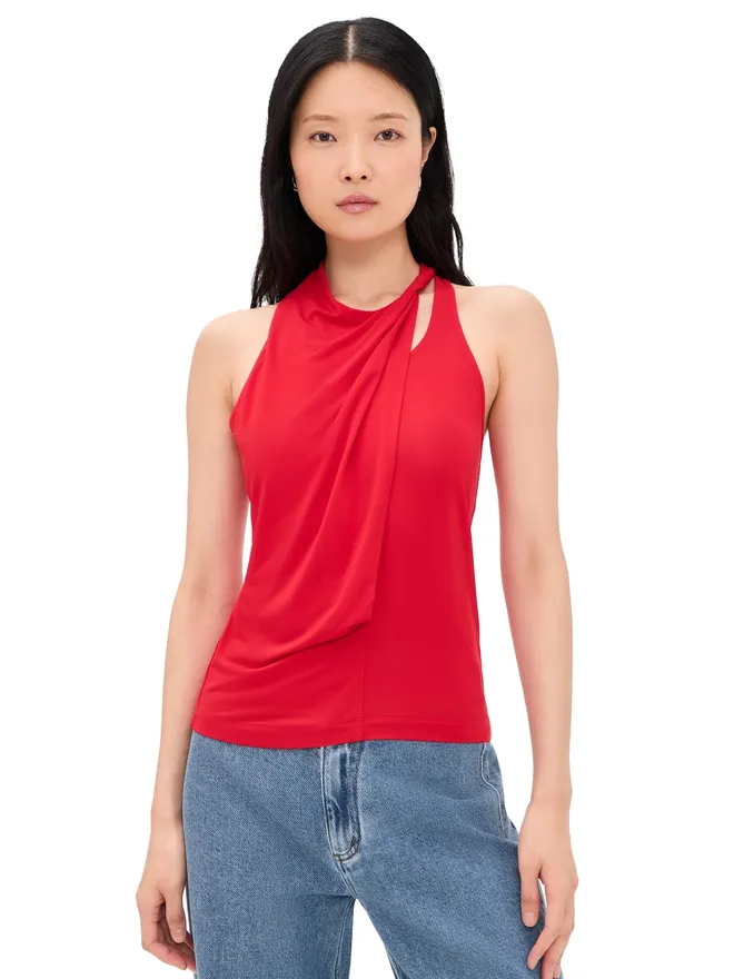 Helmut Lang Helmut Lang アシンメトリカル ツイストトップの商品画像