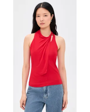 Helmut Lang アシンメトリカル ツイストトップ - サムネイル2