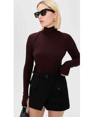 Helmut Lang レイヤードシュラグ タートルネック - サムネイル2