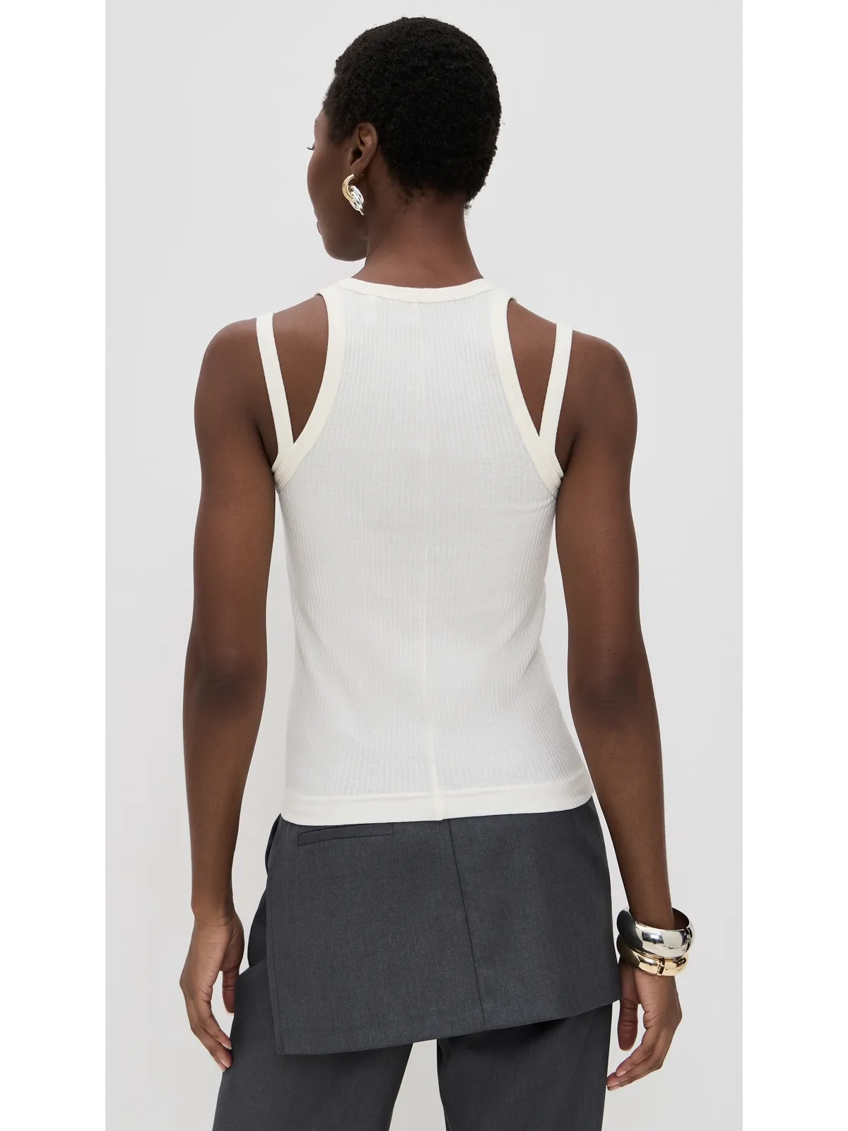 Helmut Lang レーサー・ストラップ・タンクトップ - 画像3