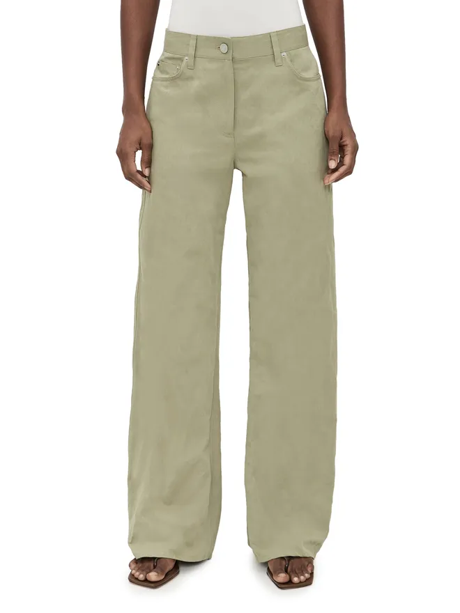 Helmut Lang Helmut Lang リラックスフィット・しわ加工ブーツカットパンツの商品画像