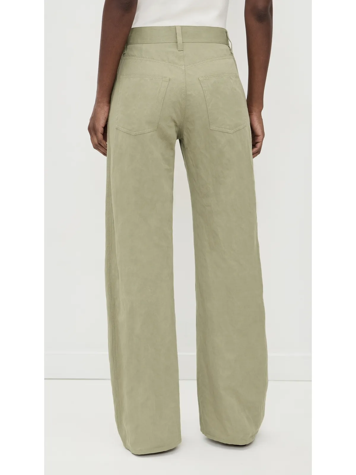 Helmut Lang リラックスフィット・しわ加工ブーツカットパンツ - 画像3