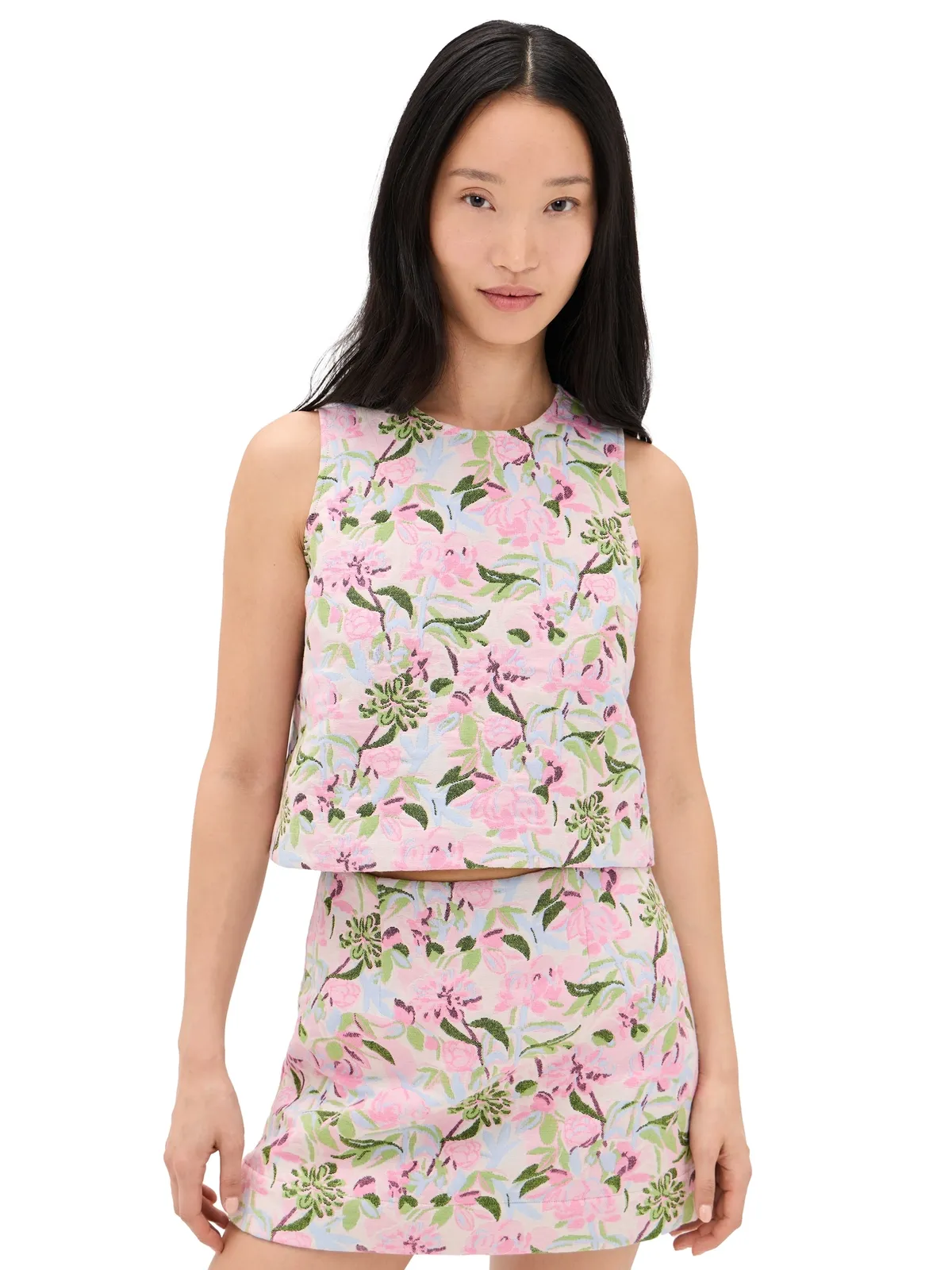 Hunter Bell Rebecca Top Magnolia Grove Jacquard ジャカード - 画像1