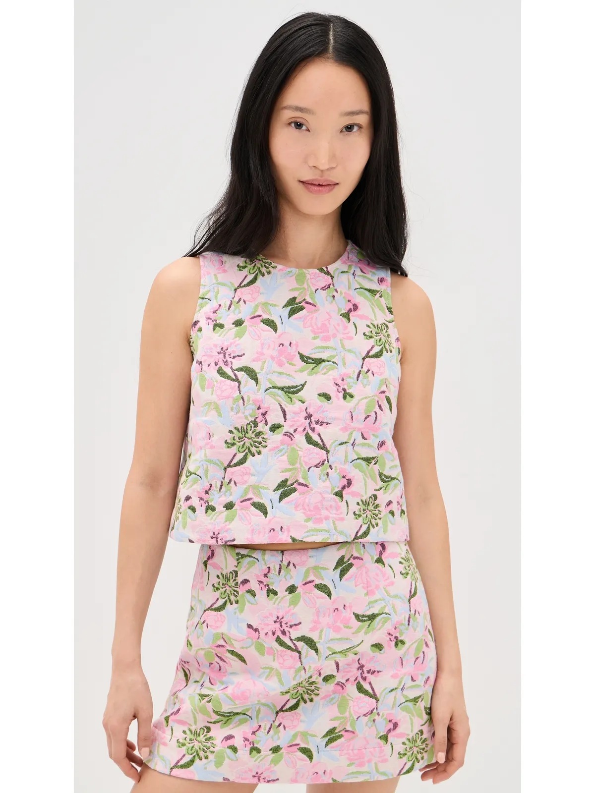 Hunter Bell Rebecca Top Magnolia Grove Jacquard ジャカード - 画像2