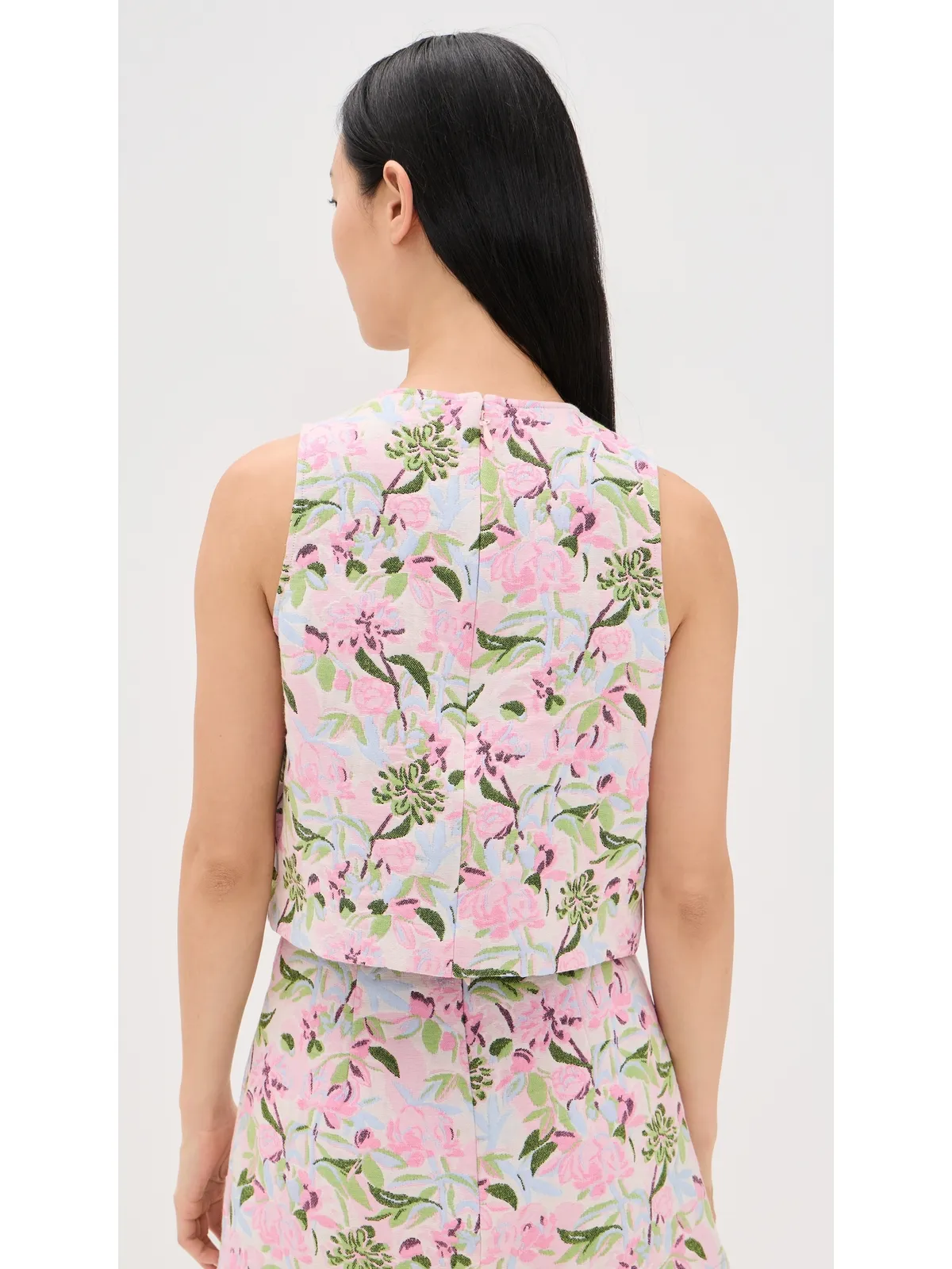 Hunter Bell Rebecca Top Magnolia Grove Jacquard ジャカード - 画像3