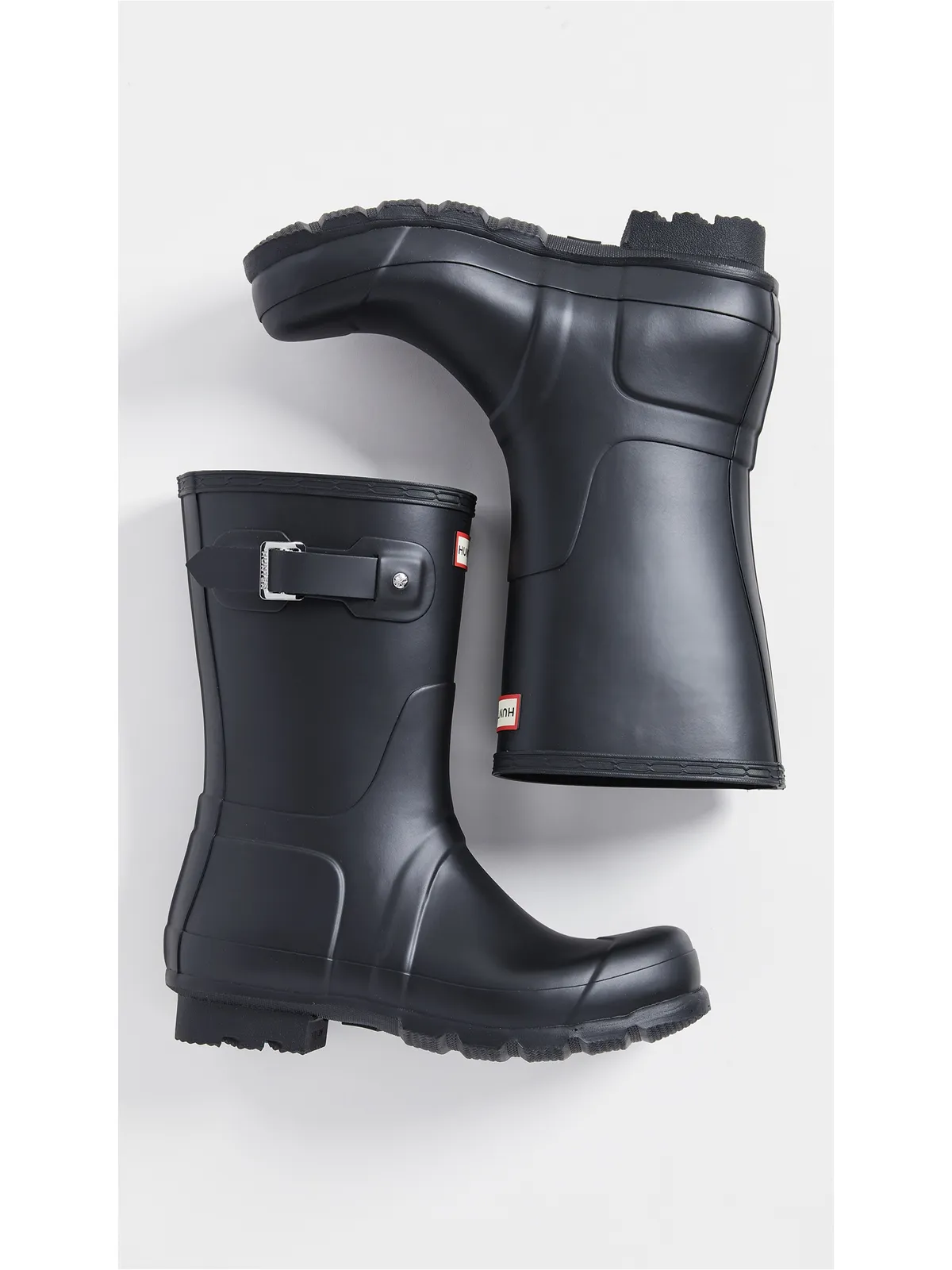 Hunter Boots オリジナル ショート レインブーツ ブラック - 画像6