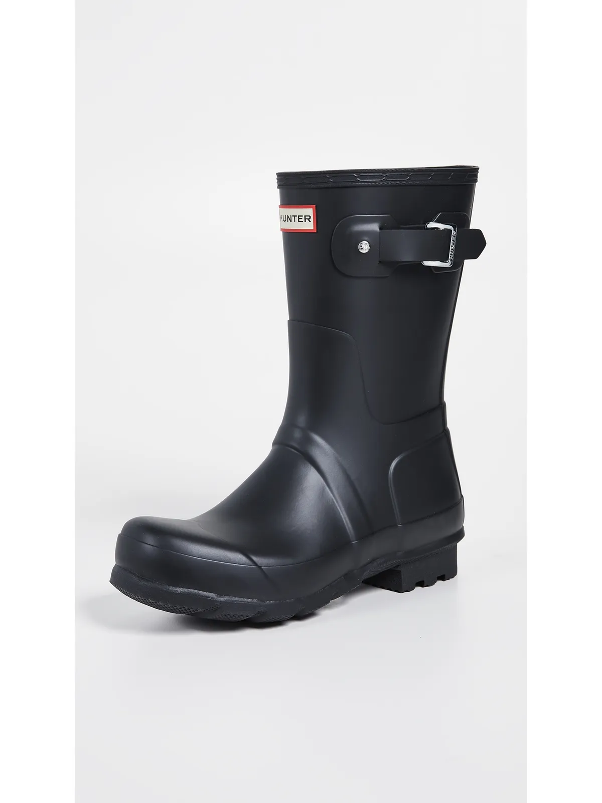 Hunter Boots オリジナル ショート レインブーツ ブラック - 画像2