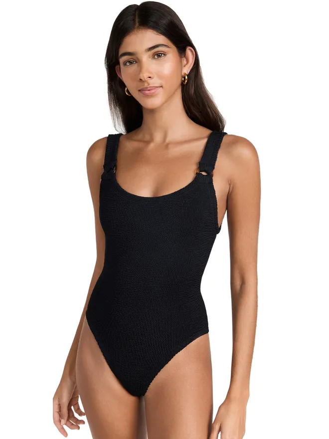 Hunza G Hunza G ドミノ スイムワンピース ブラックの商品画像