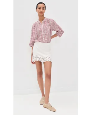 Isabel Marant Étoile Sapha Blouse エクリュ/レッド - サムネイル5