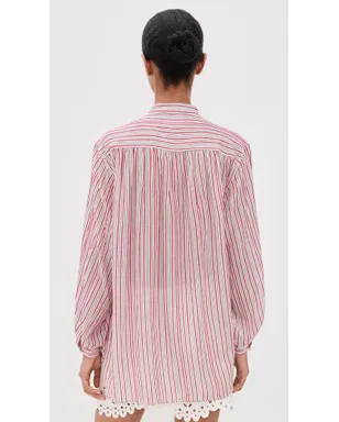 Isabel Marant Étoile Sapha Blouse エクリュ/レッド - サムネイル3
