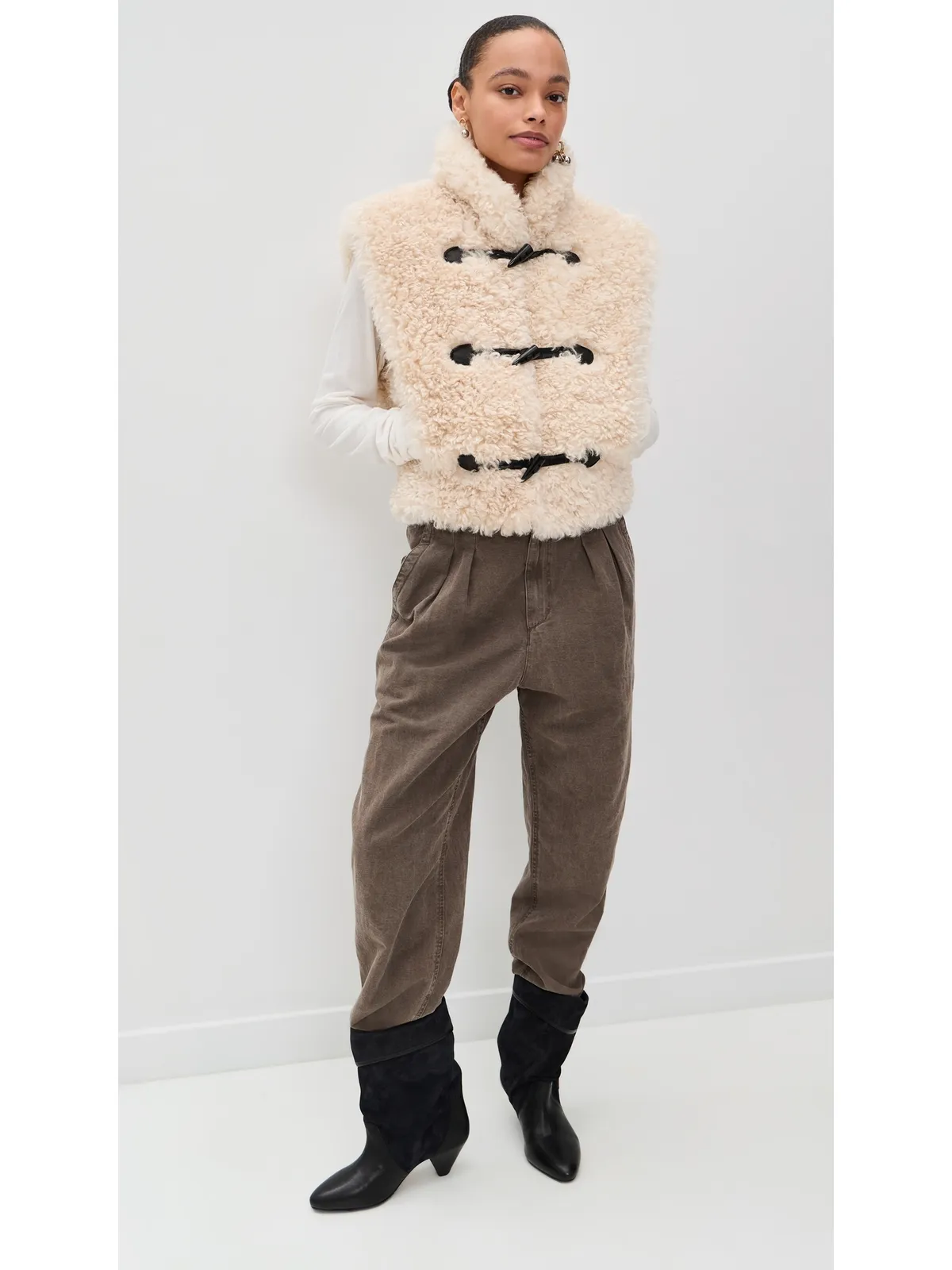 Isabel Marant Étoile アリサ ベスト - 画像5