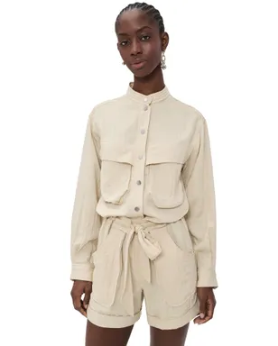 Isabel Marant Étoile Betyna Romper Ecru - サムネイル1