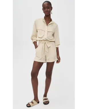 Isabel Marant Étoile Betyna Romper Ecru - サムネイル5