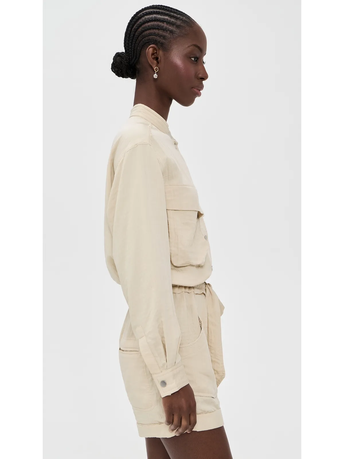 Isabel Marant Étoile Betyna Romper Ecru - 画像4