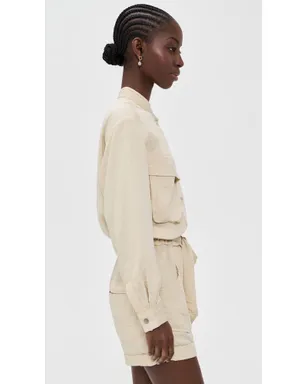 Isabel Marant Étoile Betyna Romper Ecru - サムネイル4